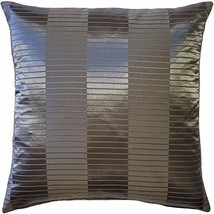 PILLOW DÉCOR Pinctada Pearl Graphite Gray Throw Pillow 19x19 - $39.95