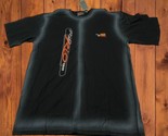 Vintage NWT Rio Sportswear Spell Out XXL Black Short Sleeve Shirt Y2K 1999 - $19.80