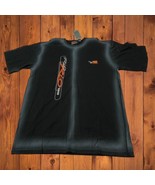 Vintage NWT Rio Sportswear Spell Out XXL Black Short Sleeve Shirt Y2K 1999 - £14.11 GBP