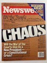 Newsweek Magazine December 18 2000 Chaos &amp; Recession Ahead VG No Label - $23.70