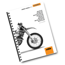 KTM 2013 - 450 500 EXC SIX DAYS XC-W - OWNERS MANUAL USER GUIDE - $49.99