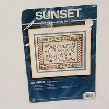 The Alphabet Sunset Cross Stitch Kit 1997 New Debbie Mumm Country Holida... - $28.89