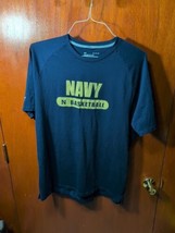 Under Armour Loose Fit Basketball T-Shirt Mens XL Navy Basketball Blue USNA - $19.79