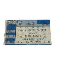 ALICE COOPER MOTORHEAD FASTER PUSSYCAT 2/26/1988 LONG BEACH CONCERT TICK... - $15.00