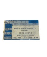 ALICE COOPER MOTORHEAD FASTER PUSSYCAT 2/26/1988 LONG BEACH CONCERT TICK... - $20.34 CAD