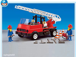 NEW!  SEALED!  Playmobil  7786  Add-on Fire Engine Set from 2005 - $47.41