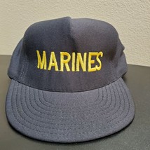 Vintage Northstar US Marines Blue Snap back Baseball Cap Hat New - £25.88 GBP