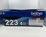 Genuine Brother TN223 TN-223 Multi (4 PACK) OEM C,M,Y,BK Toner Cartridge... - $135.27