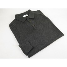 Men's Sweater Knit By BRANGO Turkey Polo Neck Cotton Blend 21228 Charcoal Gray image 2