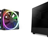 NZXT F120 RGB Fans + NZXT H5 Flow Compact ATX Mid-Tower PC Gaming Case B... - $319.99