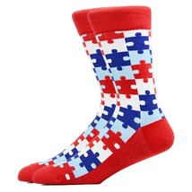 Puzzle Pieces Pattern Socks from the Sock Panda (Adult Large) - £7.12 GBP