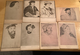 Hans Holbein Jr Portrait Postcards Unposted Pre WWI 8 Cards - £3.13 GBP