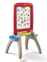 Step2-All Around Easel Kids Dry Erase Magnetic Chalkboard Learning - £37.91 GBP