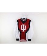 Vintage 90s Boys Large Indiana University Hoosiers Long Sleeve Motocross... - $54.09 CAD