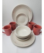 Vintage Corelle Rose 16-Pc Dinnerware Set 4-Places Setting. - $148.49