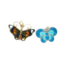 David Anderson Cute Enamel Sterling Silver Butterfly Charms Pendants -  ... - $3,329.12 MXN