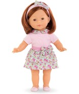 Corolle Ma Corolle Pia 14&quot; Doll - with Pink Floral Outfit and Matching H... - £55.02 GBP