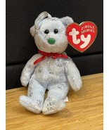 Ty Jingle Babies Flaky the Bear Hanging Ornament Plush 2003 Christmas KG JD - $182.44 MXN