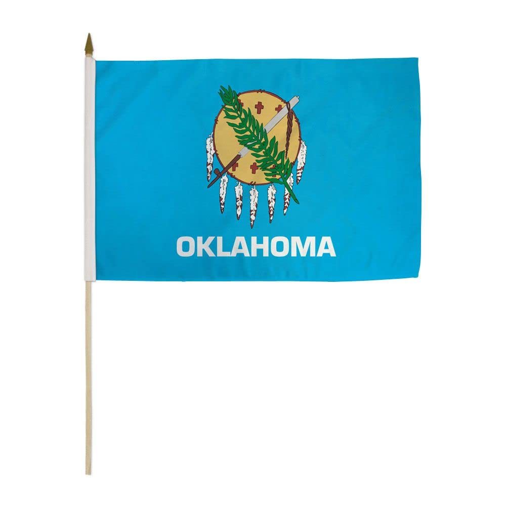 OKLAHOMA FLAGS &amp; BANNERS (2x3ft Poly) - $2.88+