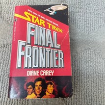 Star Trek The Final Frontier Paperback Book by Diane Carey Pocket Books 1988 - £9.72 GBP