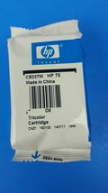 HP 75 Tri-Color Ink Cartridge CB337W Sealed - £7.15 GBP