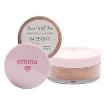 EMINA Bare With Me Mineral Loose Powder 04 Ebony 8g - It is equipped with oil ab - £21.41 GBP