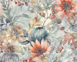 Boho Wallpaper Peel and Stick Floral Removable Vintage Flower Wallpaper ... - £24.56 GBP