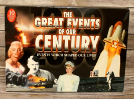 1997 The Great Events Of Our Century 10 VHS Tape Set Lot Madacy Entertainment - £13.76 GBP