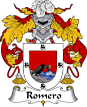 Romero Family Crest / Coat of Arms JPG and PDF - Instant Download - £2.26 GBP
