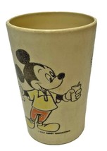 Vintage Walt Disney Mickey Mouse Donald Duck Pluto Plastic Juice Cup Eagle USA - $9.63