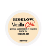 BIGELOW VANILLA CHAI KEURIG K-CUP PODS 24CT - $34.05 CAD