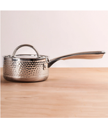 BergHOFF Vintage Tri-Ply 18/10 Stainless Steel 7&quot; Covered Saucepan, Hamm... - $65.00