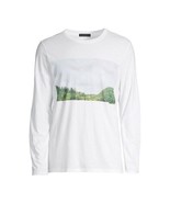 Atm Anthony Thomas Melillo Men's  Scenic Long Sleeve Graphic Tee White-2XL - €49,43 EUR