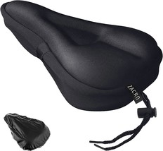 Zacro Bike Seat Cushion - Gel Padded Bike Seat Cover for Men, Outdoor &amp; Indoor - £30.44 GBP