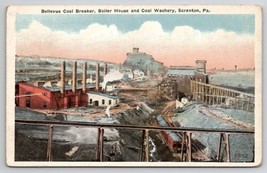 Scranton PA Bellevue Coal Breaker Boiler House Coal Washery Postcard E46 - £5.26 GBP