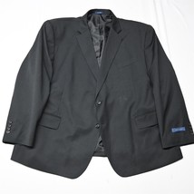 NEW Stafford 54S Big Black Travel Stretch Classic Sport Coat Suit Jacket Blazer - $74.99