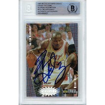 Tim Hardaway Miami Heat Auto 1997 Upper Deck On-Card Autograph Beckett BAS Slab - £78.13 GBP