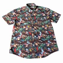 Shiti Coolers Men’s Party Hawaiian Shirt Sz XL Patriot 2nd Amendment Eag... - $39.55