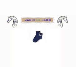 Janie and Jack baby girl "Derby Darling" Collection horse socks 12-24 mo... - $6.44