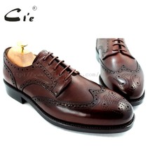 Free Shipping Full Brogues Goodyear welted Handmade Genuine Calf Leather Men&#39;s D - £288.51 GBP