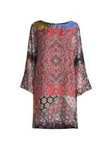 NWT Johnny Was Moa Kabelo Tunic in Mixed-Print Lightweight Silk Dress M $260 - £120.27 GBP