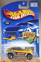 2002 Hot Wheels Collector No #144 JEEPSTER Yellow w/Chrome 5 Spoke Wheels - £5.89 GBP