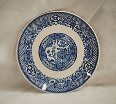 Old Vintage Blue Willow Pattern by SCIO 6&quot; Bread &amp; Butter Plate Coupe Shape USA - £7.88 GBP