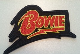 David Bowie~Embroidered Applique Patch~4" x 3"~Iron Sew On~Quality~FREE US Mail  - $4.56