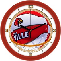 Louisville Cardinals Slam Dunk Basketball clock - $38.00