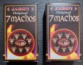 2X SIETE MACHOS JABON / 7 MALES SOAP BARS - 2 JABONES - ENVIO GRATIS  - $11.64
