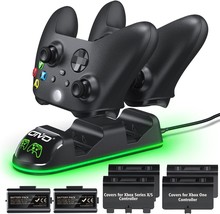 Oivo Xsx Controller Charger Station With 2 Packs 1300 Mah Rechargeable B... - $36.95