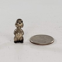 Hagen Renaker Thin Poodle Puppy Grey Dog Miniature Figurine - £14.38 GBP
