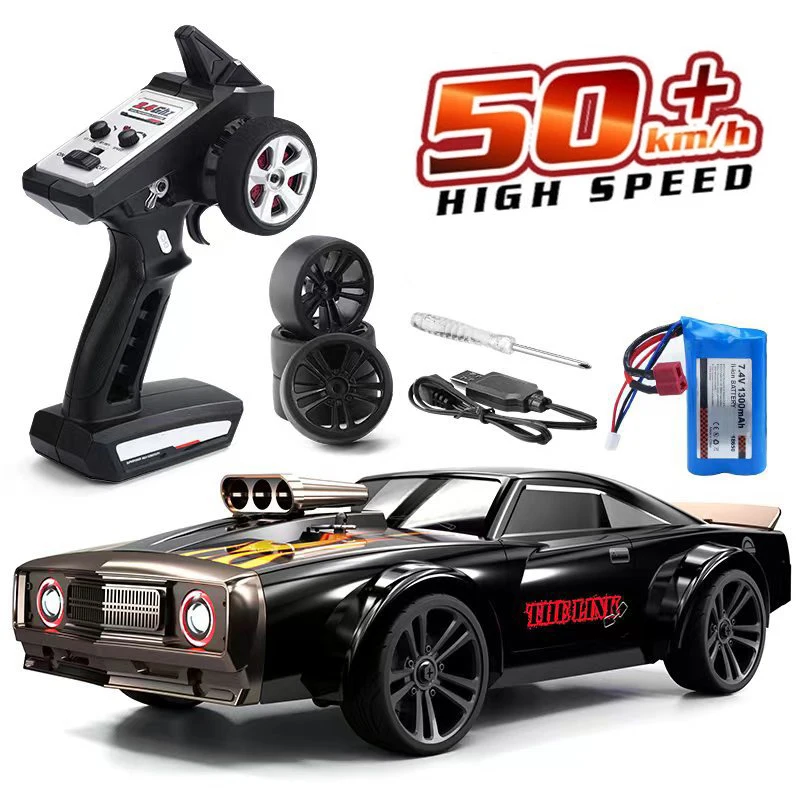 2023 New RC Car  SCY 16303 1:16 50KM/H RC Car 4WD With LED Remote Control Muscle - £84.14 GBP