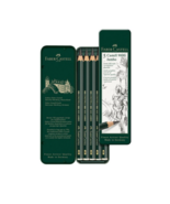 FABER CASTELL Jumbo 9000 pencil 119305 , HB, 2B, 4B, 6B, 8B 5p set - £23.48 GBP
